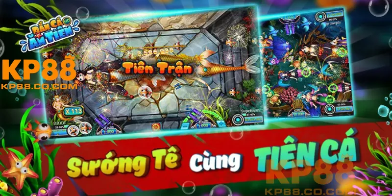 Một số những tựa game bắn cá ăn tiền tại KP88