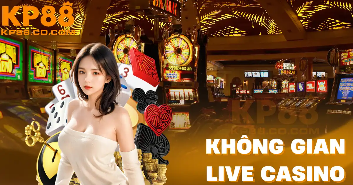 Khám phá không gian live casino cực đỉnh của KP88
